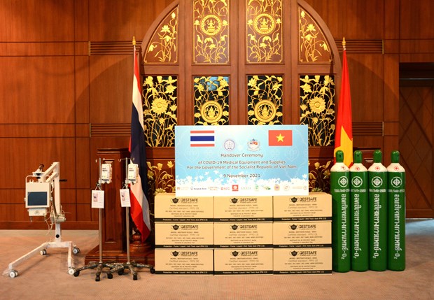 COVID-19: la Thailande soutient le Vietnam en fournitures medicales hinh anh 1