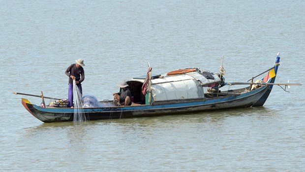 Le debit d'eau du Mekong a son plus bas niveau pour la troisieme annee consecutive hinh anh 1
