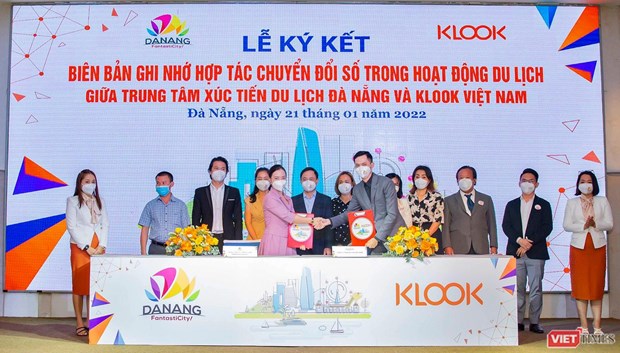 Da Nang et Klook cooperent pour promouvoir la transformation numerique dans le tourisme hinh anh 1