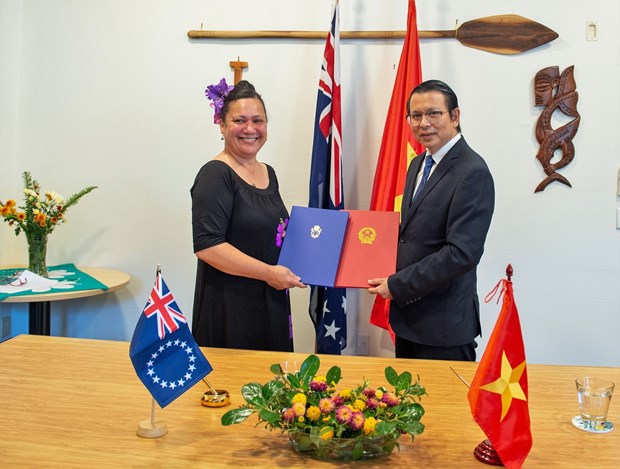 Le Vietnam et les Iles Cook etablissent des relations diplomatiques hinh anh 1