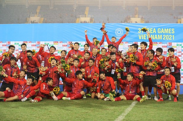 SEA Games 31 : la victoire du football vietnamien impressionne hinh anh 1