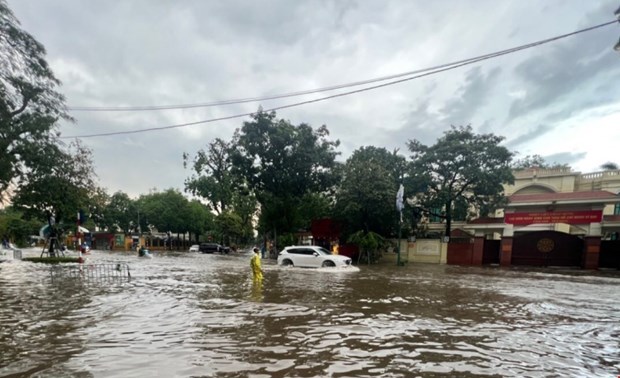 Pluies record a Hanoi: risques de grele et d'inondations hinh anh 1