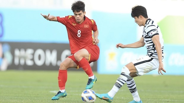 Coupe d'Asie U23 : un match nul 1-1 entre le Vietnam et la R de Coree hinh anh 1