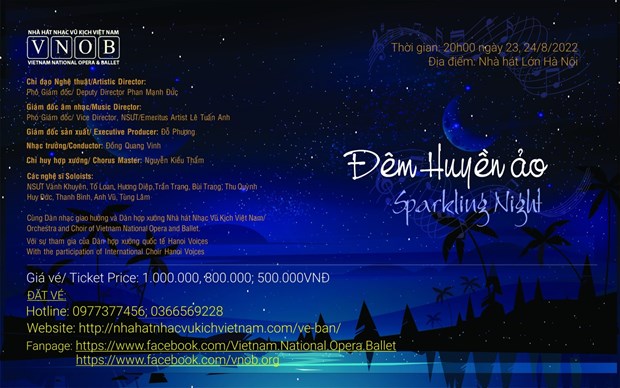 Le concert symphonique « Nuit petillante » (Sparkling Night) prevu a Hanoi hinh anh 2