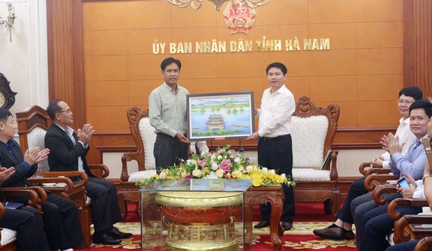 Ha Nam promeut la cooperation avec le Laos dans le secteur de la justice hinh anh 1