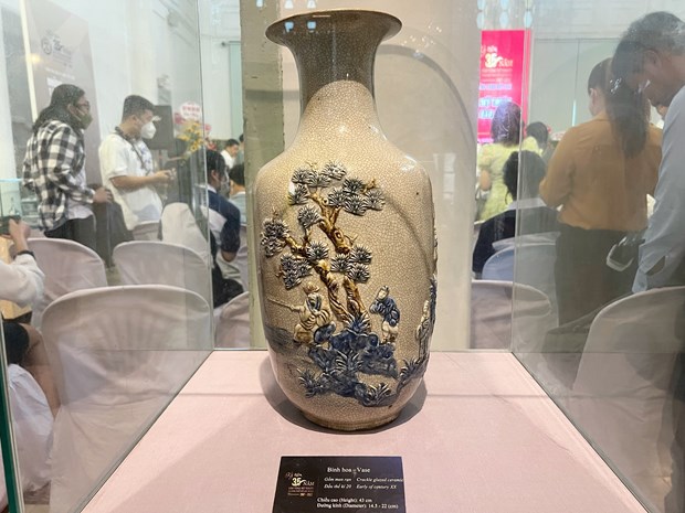Exposition des artefacts a l'occasion des 35 ans du Musee des Beaux-arts de Ho Chi Minh-Ville hinh anh 2