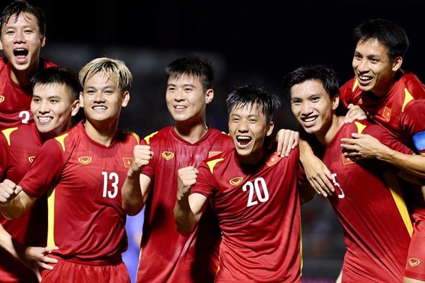 Le Vietnam bat l'Inde 3-0 et remporte le Tournoi amical de football Hung Thinh 2022 hinh anh 2