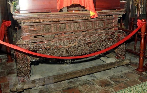 Reconnaissance de l'autel de la pagode Keo a Thai Binh en tant que "Tresor national" hinh anh 1