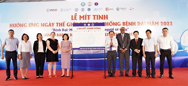 La FAO, l'OMS et les CDC des Etats-Unis s'engagent a soutenir le Vietnam contre la rage hinh anh 2