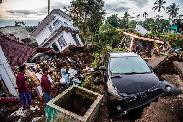 Tremblement de terre: message de sympathie du Vietnam a l'Indonesie hinh anh 1