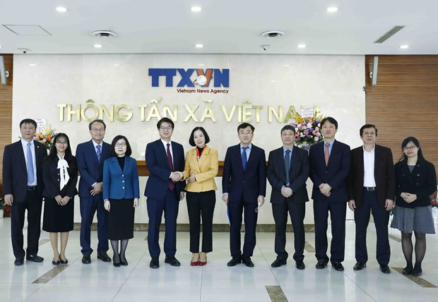 Promouvoir la cooperation entre les agences de presse VNA (Vietnam) et Yonhap (R. de Coree) hinh anh 2
