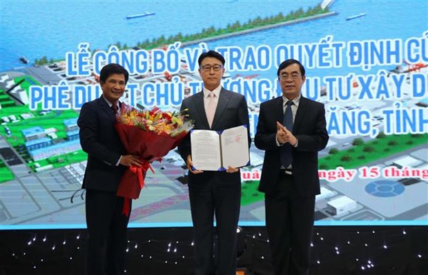 Quang Tri mettra en chantier une zone portuaire de plus de 14.000 milliards de dongs hinh anh 1