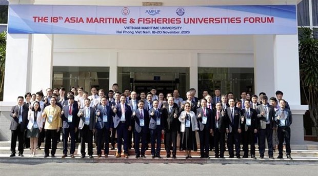 Ouverture du 18e Forum des universites maritimes et de la peche d'Asie a Hai Phong hinh anh 1