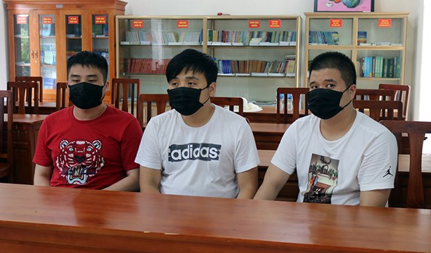 Quang Ninh : Un groupe chinois est arrete pour l'entree illicite hinh anh 1