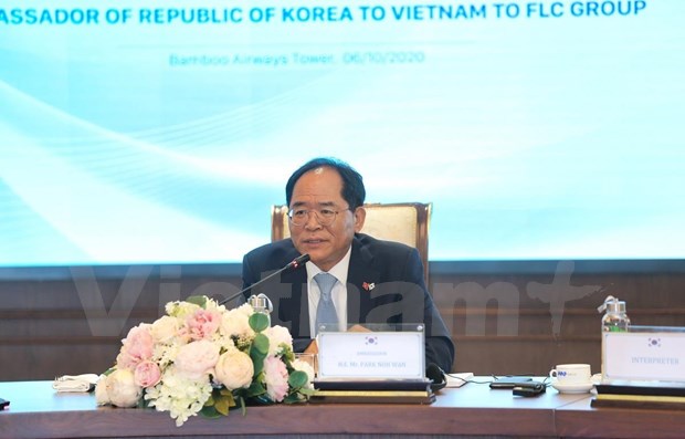 L'ambassade de la R. de Coree soutient la cooperation entre FLC et des partenaires sud-coreens hinh anh 1