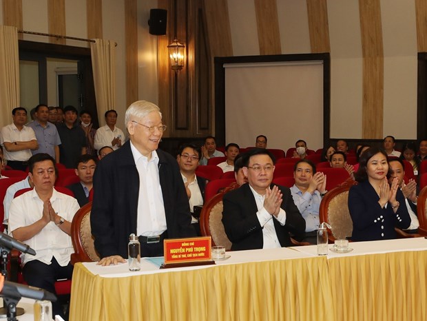 Legislatives 2021: confiance elevee envers le secretaire general et president Nguyen Phu Trong hinh anh 1