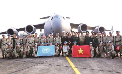 Casques bleus vietnamiens : mission accomplie malgre le COVID-19 hinh anh 1