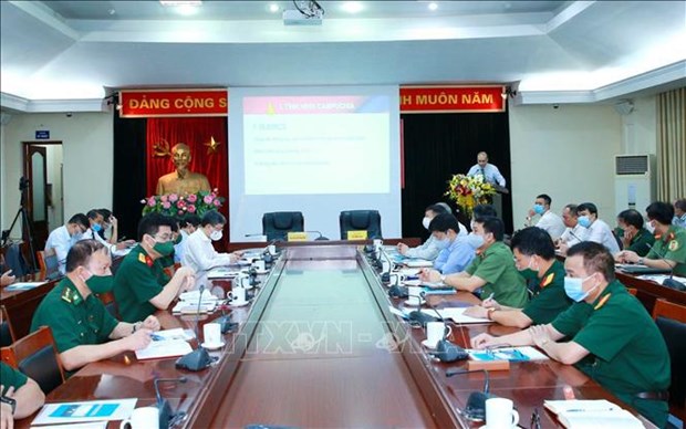 Conference virtuelle sur la delimitation et le bornage de la frontiere terrestre Vietnam-Cambodge hinh anh 1
