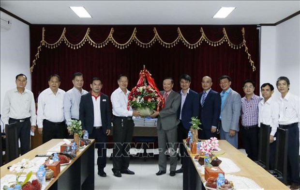 Felicitations du Vietnam a l'occasion du 71e anniversaire de la Journee de la presse lao hinh anh 1