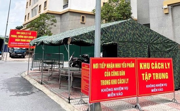 COVID-19 : Hanoi met en place un centre de quarantaine centralisee a Thanh Xuan hinh anh 1