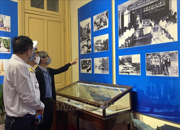 Hai Phong : une exposition en l’honneur du 60e anniversaire de la piste maritime Ho Chi Minh hinh anh 3