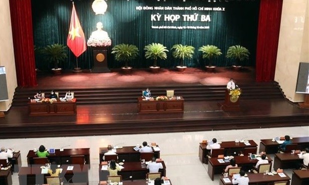 Ouverture de la 3e reunion du Conseil populaire de Ho Chi Minh-Ville du mandat 2021-2026 hinh anh 1