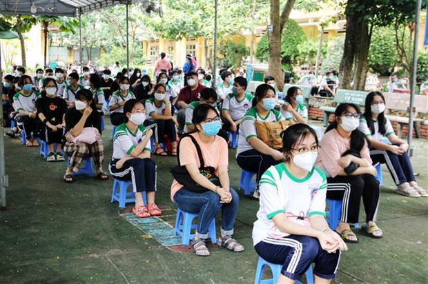 COVID-19 : Ho Chi Minh-Ville commence la vaccination pour les eleves hinh anh 2