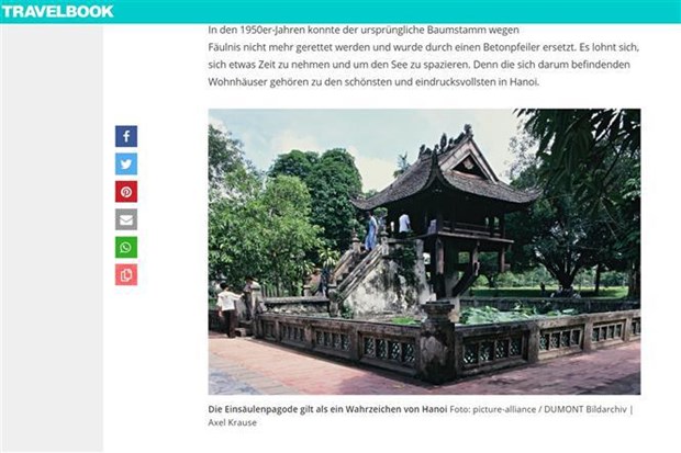 Hanoi – l’une des destinations preferees en Asie du Sud-Est, selon Travelbook.de hinh anh 2