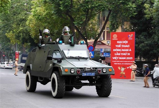 La Police de Hanoi prete a assurer la securite et la surete des SEA Games 31 hinh anh 1