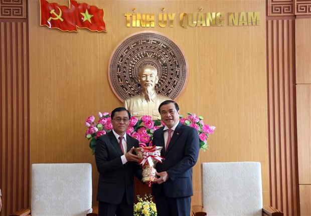 Vietnam-Laos : Resserrer les relations entre les provinces de Quang Nam et Sekong hinh anh 1