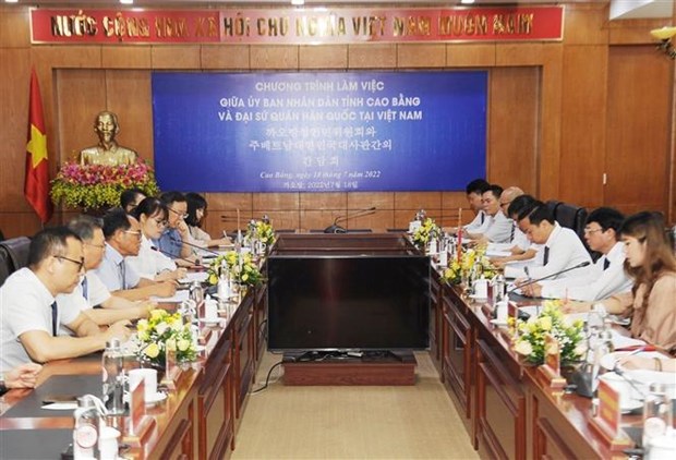 Cao Bang cherche a promouvoir les liens avec des partenaires sud-coreens hinh anh 1