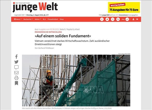 Presse allemande : l'economie vietnamienne se developpe sur des bases solides hinh anh 2