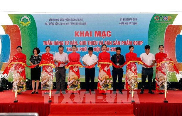 Ouverture de la Semaine des produits OCOP de Hanoi 2022 hinh anh 1
