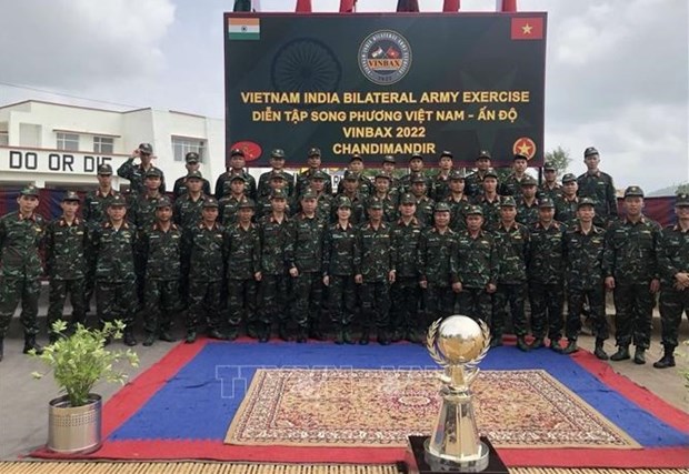 Cloture de l'exercice militaire bilateral Vietnam-Inde 