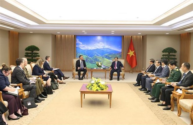 Le PM Pham Minh Chinh recoit le vice-PM et ministre australien de la Defense hinh anh 2