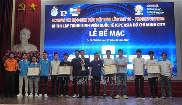 Remise des prix de trois concours d'informatique a Ho Chi Minh-Ville hinh anh 1