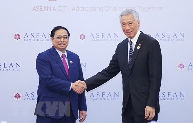 La visite du Premier ministre Pham Minh Chinh demontre les relations speciales Vietnam-Singapour hinh anh 1