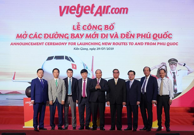 Vietjet exploite six lignes aeriennes aller-retour a Phu Quoc hinh anh 1
