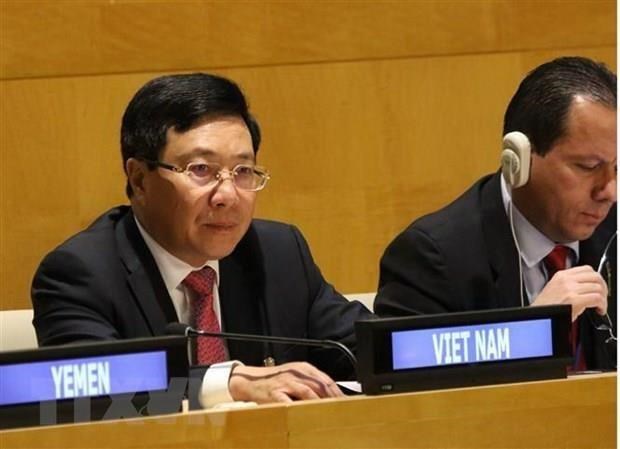 Le vice-PM Pham Binh Minh participe a la reunion ministerielle du G77 hinh anh 1