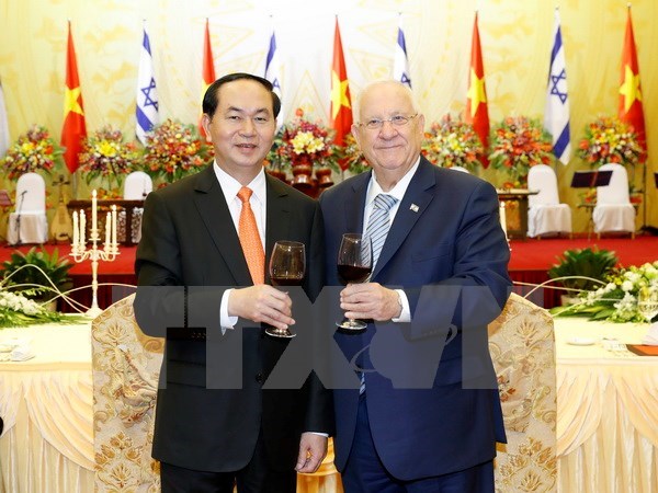 Des dirigeants vietnamiens recoivent le president israelien hinh anh 3