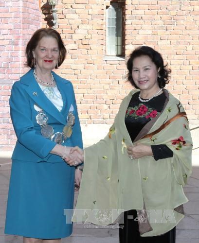La presidente de l’AN du Vietnam rencontre la maire de Stockholm hinh anh 1