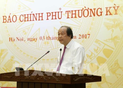 Au cours de l’enquete, la vice-ministre Ho Thi Kim Thoa 