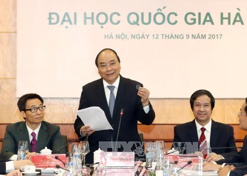 Le chef du gouvernement presse d’accelerer le projet d’Universite nationale du Vietnam hinh anh 1