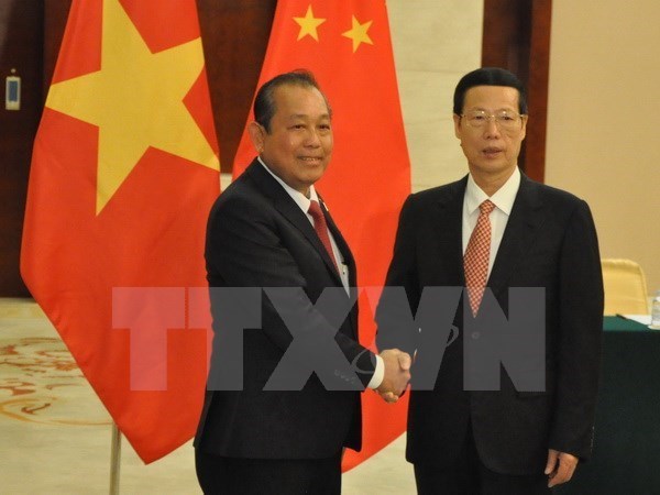 Le vice-PM Truong Hoa Binh espere un nouvel elan des liens Vietnam-Chine hinh anh 1