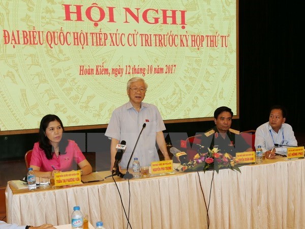 Les electeurs de Hanoi font l'eloge des efforts du Parti et de l’Etat dans la lutte anti-corruption hinh anh 1