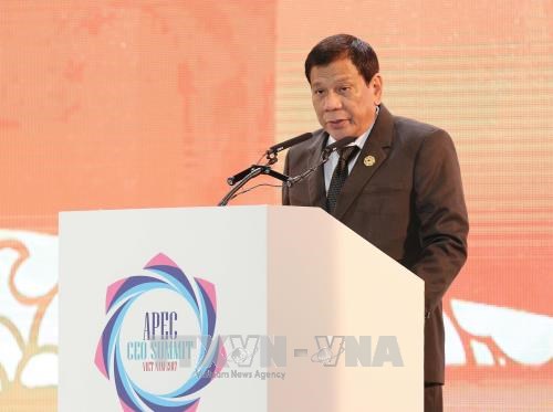 Le president philippin Rodrigo Duterte appelle l’integration integrale d’Asie-Pacifique hinh anh 1