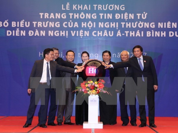 Le Vietnam lance la page web du 26e Forum interparlementaire Asie-Pacifique hinh anh 1