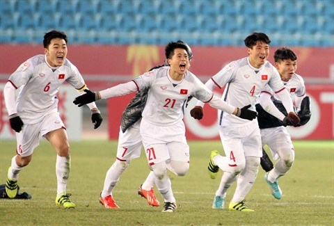 Football: Hanoi honore l’equipe des moins de 23 ans hinh anh 1