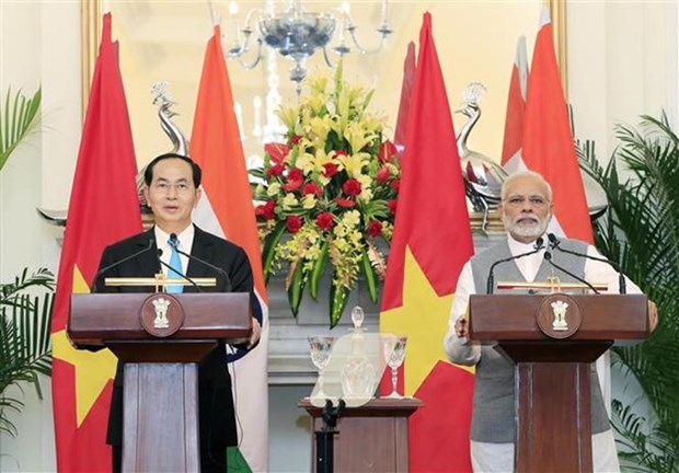 Le president Tran Dai Quang termine ses visites d’Etat en Inde et au Bangladesh hinh anh 1