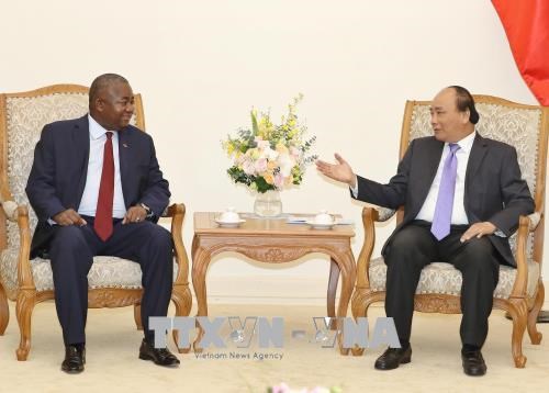 Le Premier ministre Nguyen Xuan Phuc recoit l’ambassadeur mozambicain hinh anh 1